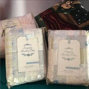 NIP Simply Shabby Floral King‎ Sham Set of 2 Farmhouse French Cottage